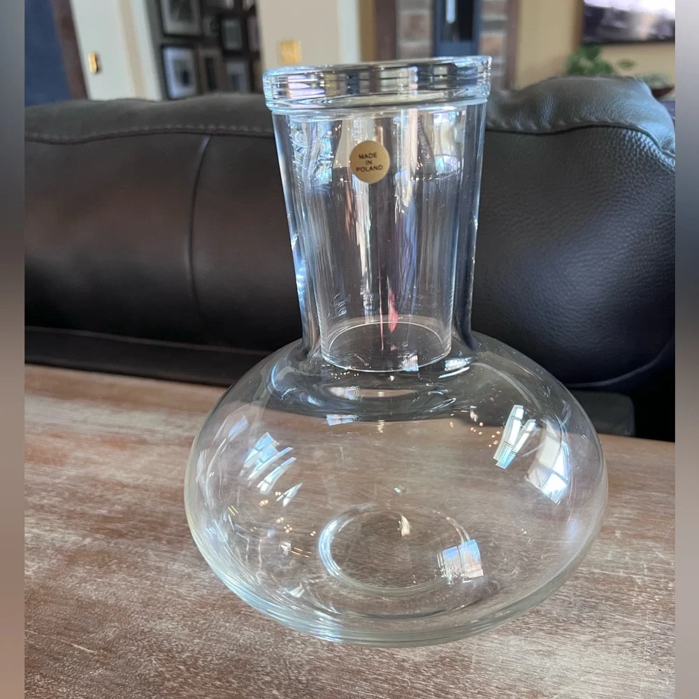 N⃨I⃨C⃨E⃨ Polish Made Glass Water Carafe Bedside Hotel Style ‼️ - Picture 2 of 7